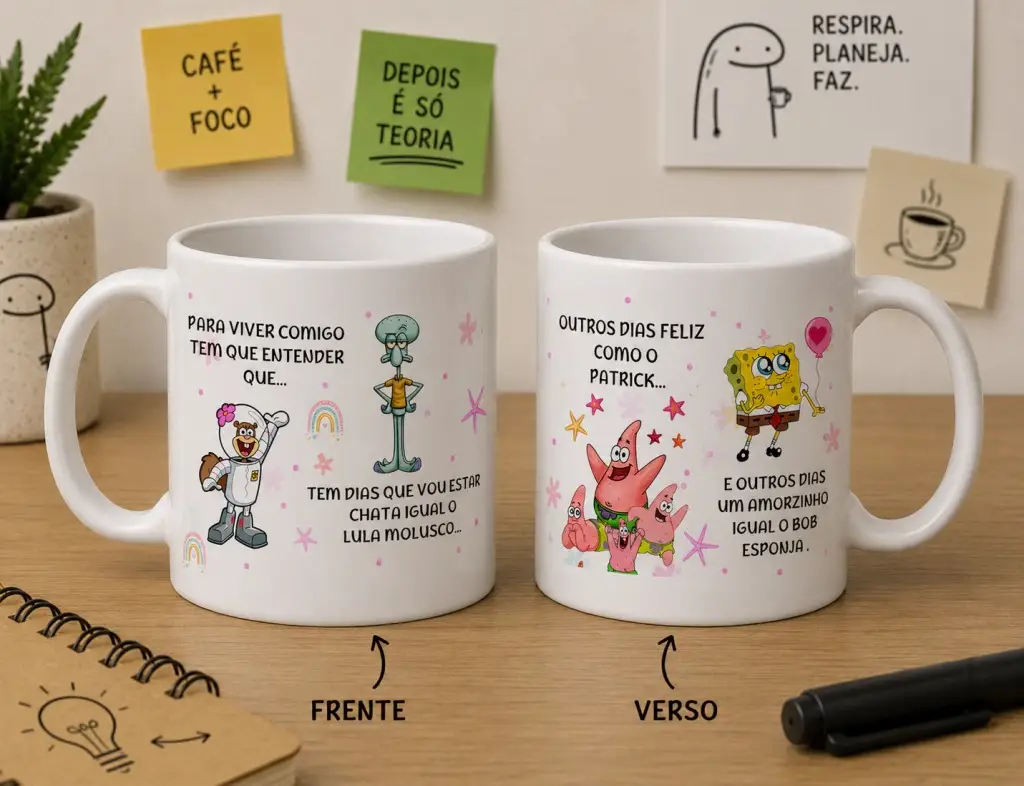 Caneca Bob Esponja Caneca Bob Esponja - Imagem 1