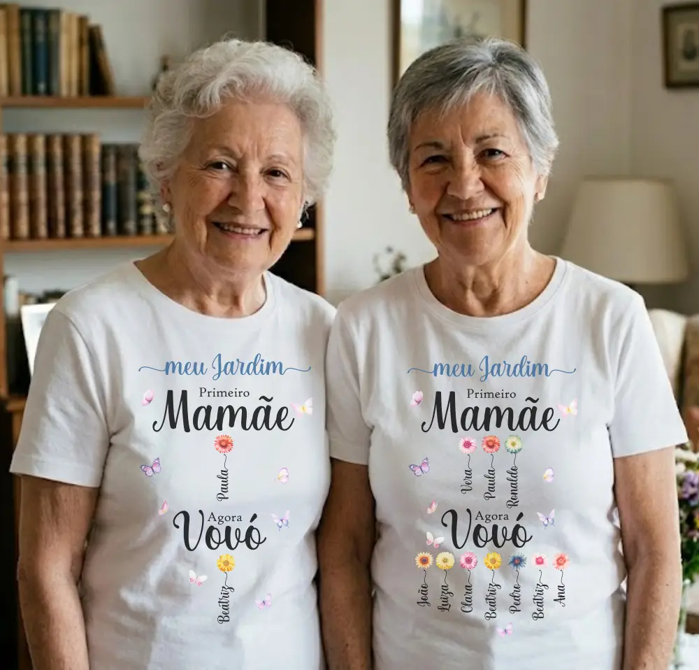 ESTAMPA JARDIM DA VOVÓ CAMISAS ESTAMPA JARDIM DA VOVÓ CAMISAS - Imagem 1