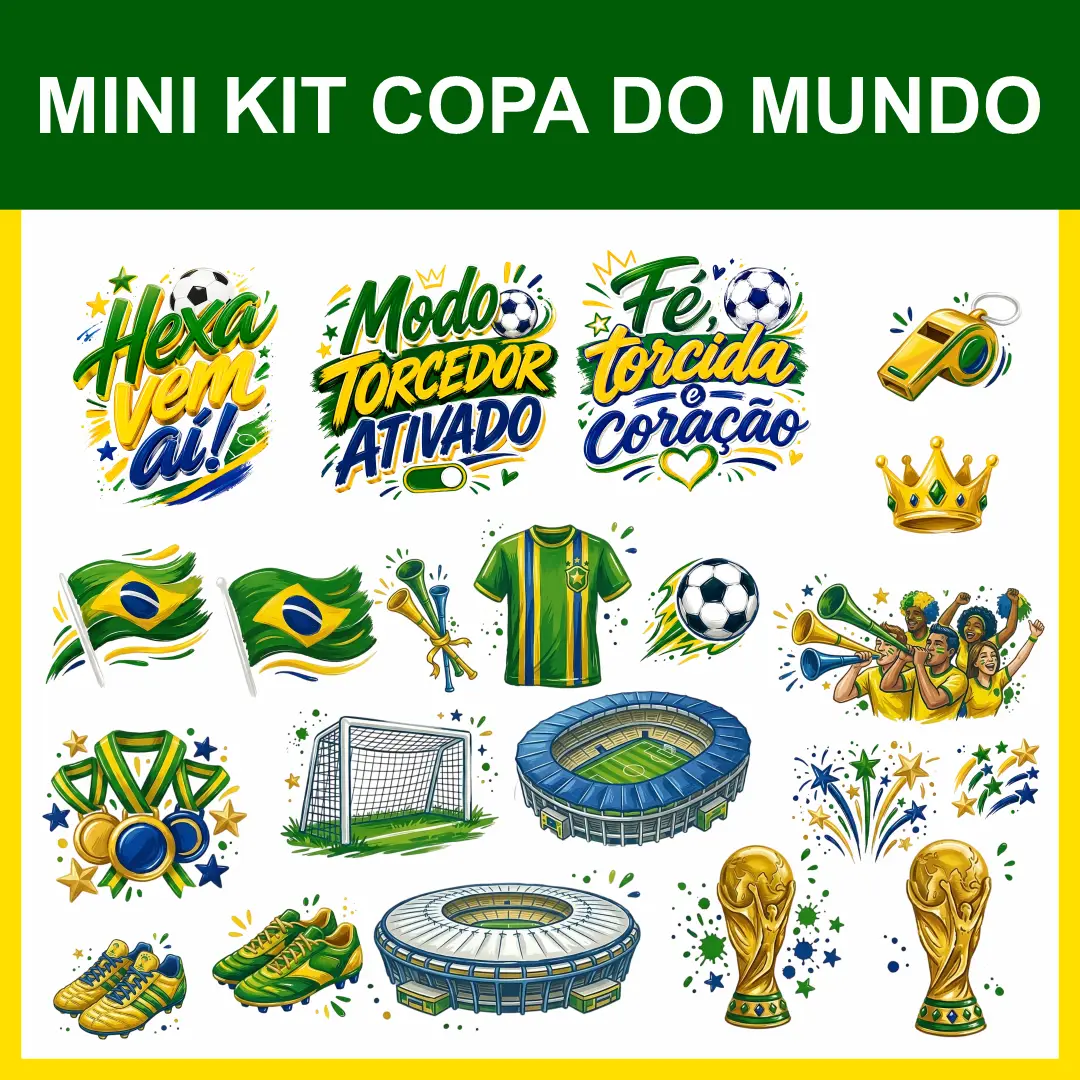 Mini Kit Digital Copa Do Mundo Mini Kit Digital Copa Do Mundo - Imagem 1