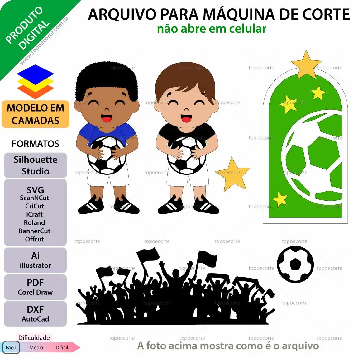 Topo de bolo Futebol Menino Segurando Bola Topo de bolo Futebol Menino Segurando Bola - Imagem 1