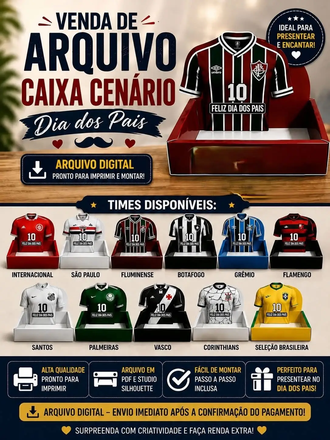 ARQUIVOSCAIXA CENÁRIO - DIA DOS PAIS ARQUIVOSCAIXA CENÁRIO - DIA DOS PAIS - Imagem 1