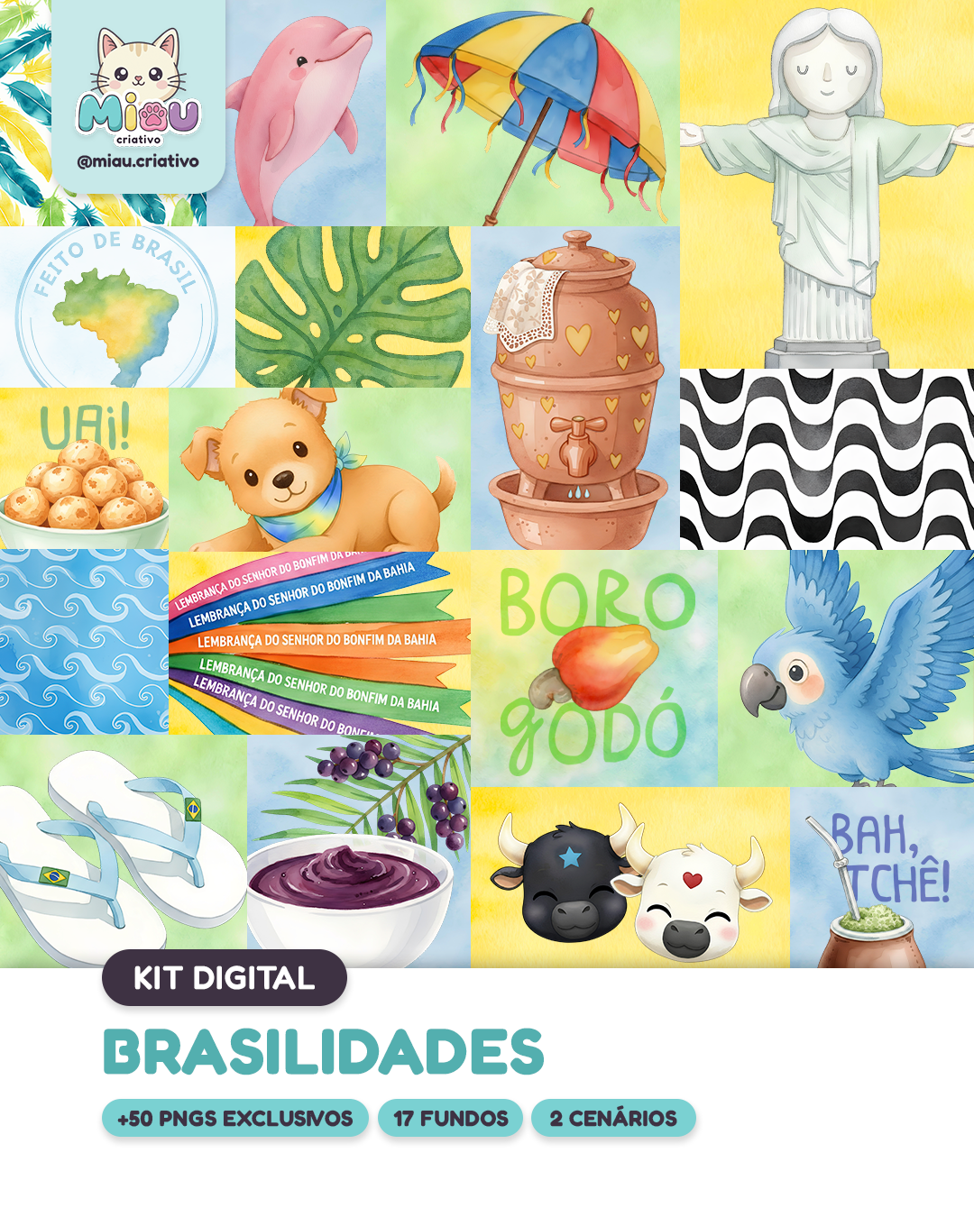 Kit Digital - Brasilidades Kit Digital - Brasilidades - Imagem 1