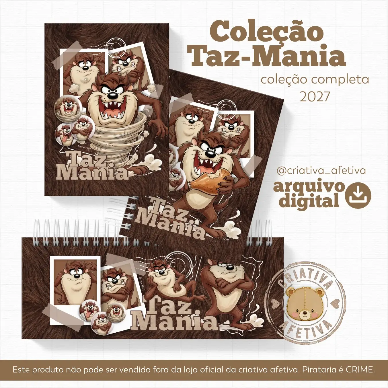 coleção completa taz-mania coleção completa taz-mania - Imagem 1