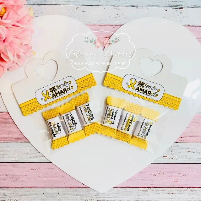 ARTE KIT SOLAPA E BALAS SETEMBRO AMARELO ARTE KIT SOLAPA E BALAS SETEMBRO AMARELO - Imagem 1