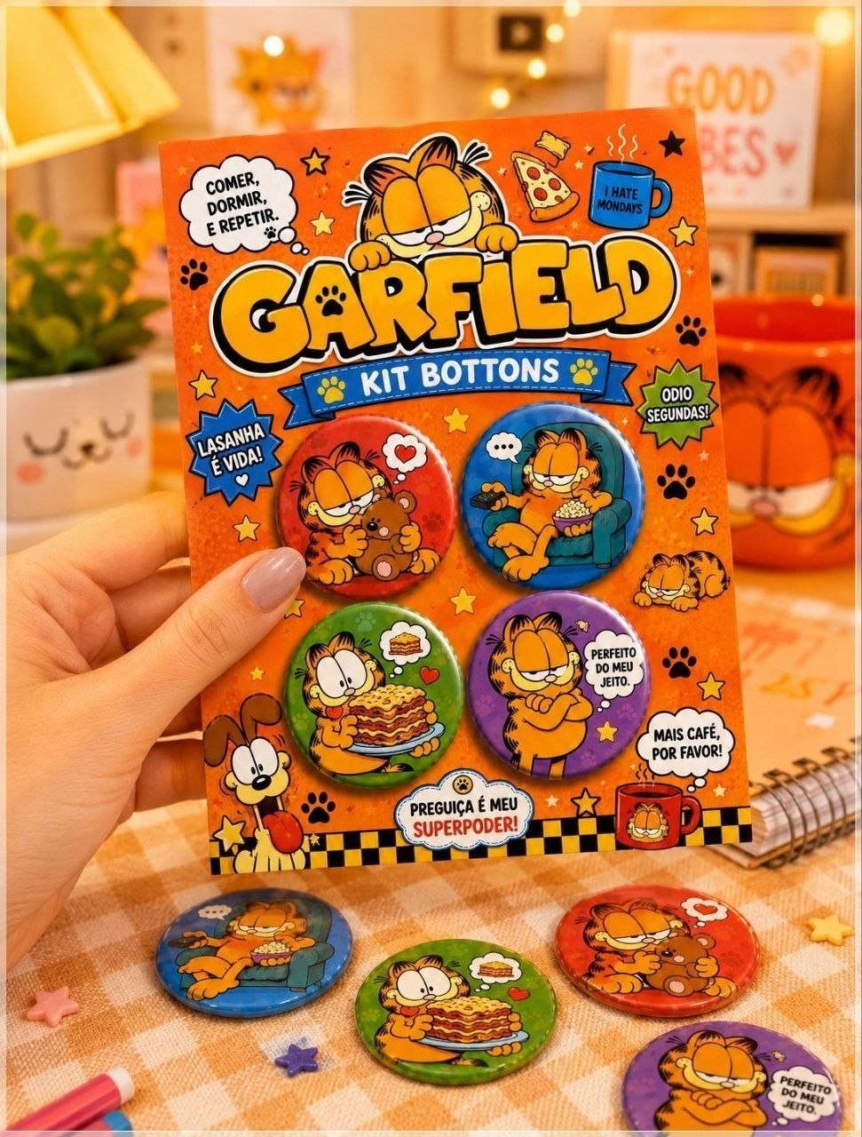 Bottons Garfild Bottons Garfild - Imagem 1