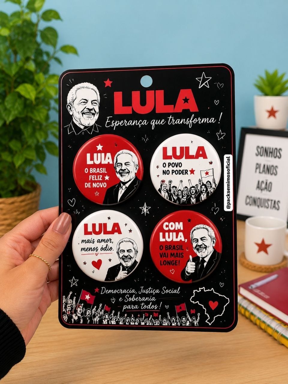 Bottons Lula Bottons Lula - Imagem 1