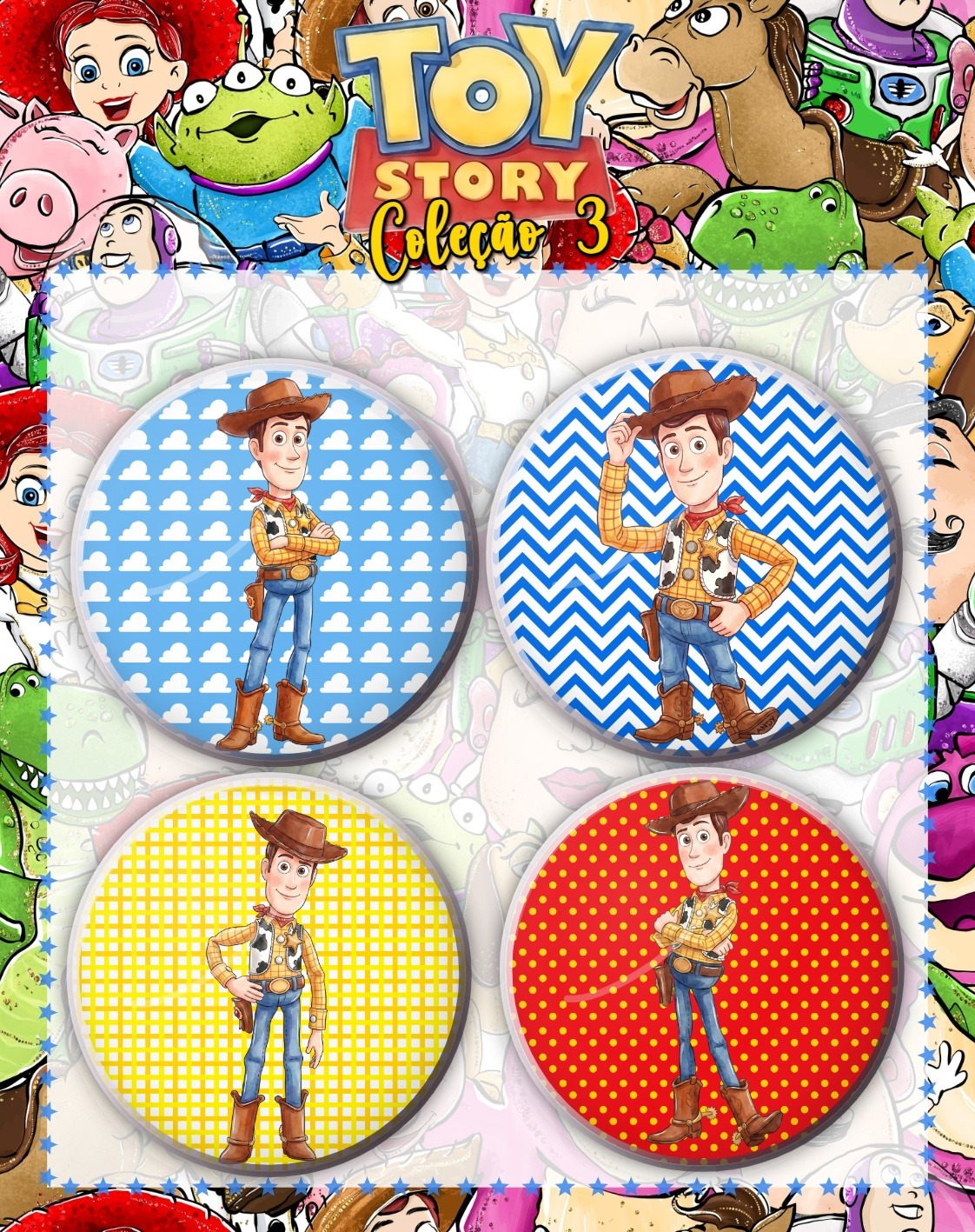 Bottons Toy Story 05 Bottons Toy Story 05 - Imagem 1