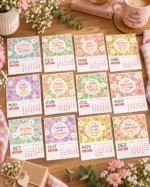 Calendários Polaroid Magnéticos 2027 ( Letterinhas ) - Imagem 6