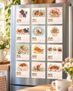 Calendários Polaroid Magnéticos 2027 ( Letterinhas ) - Imagem 8