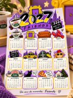 Calendário Friends 2027 - Imagem 2