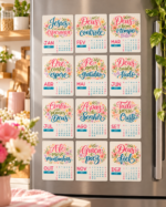 Calendários Polaroid Magnéticos 2027 ( Letterinhas ) - Imagem 9