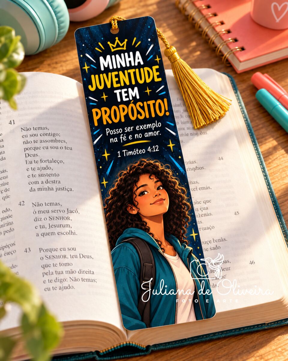 30 ARTES DE MARCADORES TEMA JOVENS CRISTÃOS - PDF PRONTO PARA IMPRIMIR 30 ARTES DE MARCADORES TEMA JOVENS CRISTÃOS - PDF PRONTO PARA IMPRIMIR ( Juliana de Oliveira ) - Imagem 1