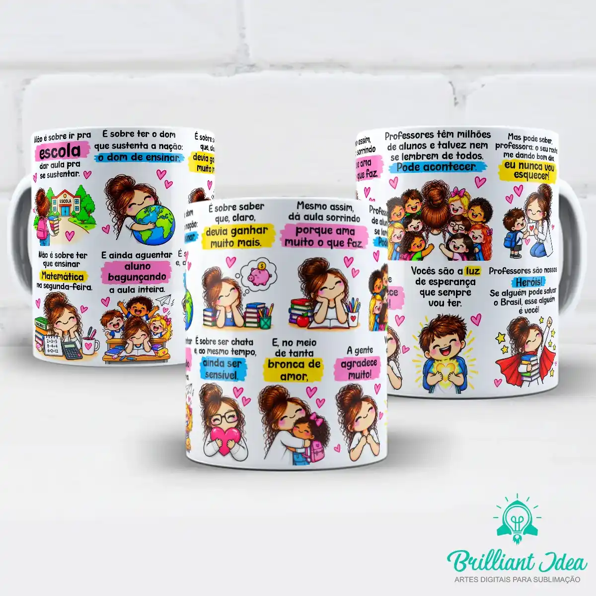 Arte Para Caneca Dia dos Professores Não é Sobre Ir Pra Escola Dar Aula – Arquivo Digital Sublimação Arte Para Caneca Dia dos Professores Não é Sobre Ir Pra Escola Dar Aula – Arquivo Digital Sublimação - Imagem 1