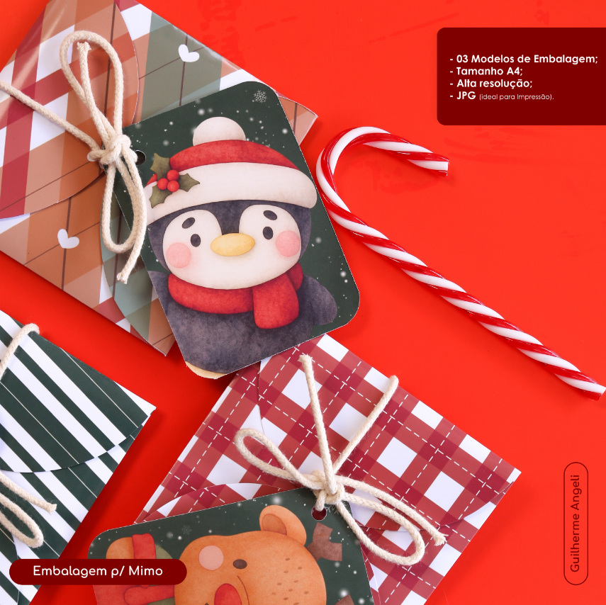 Embalagem para Mimos de Natal Embalagem para Mimos de Natal - Imagem 1