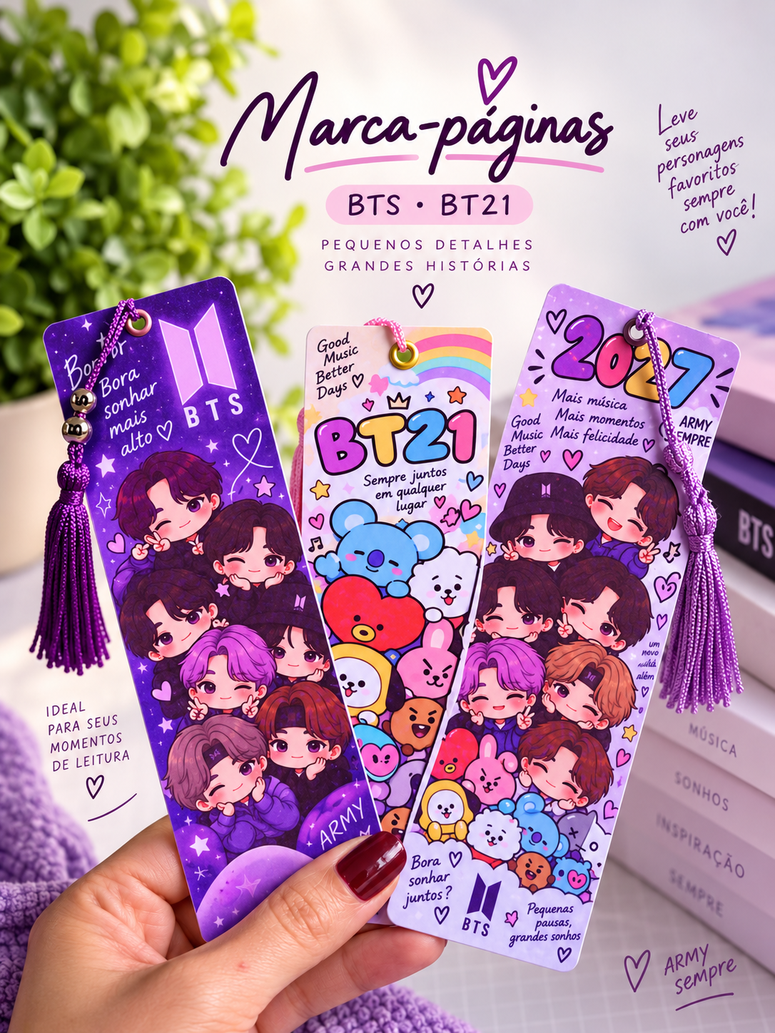 Marca Página BTS 2027 Marca Página BTS 2027 - Imagem 1