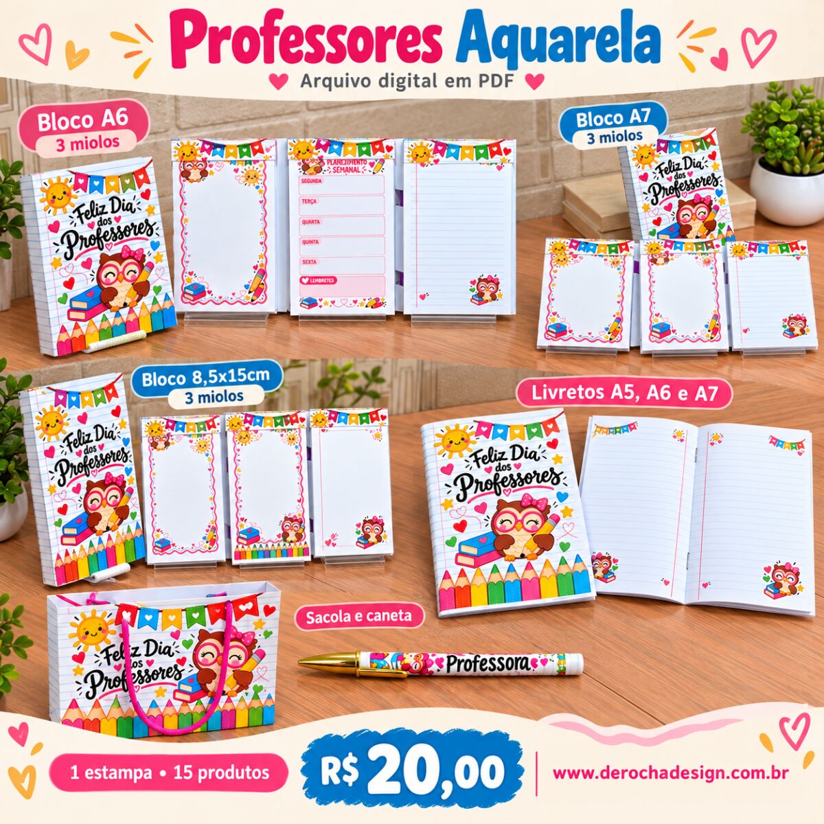 Professores AquarelA Professores Aquarela ( De Rocha Design ) - Imagem 1