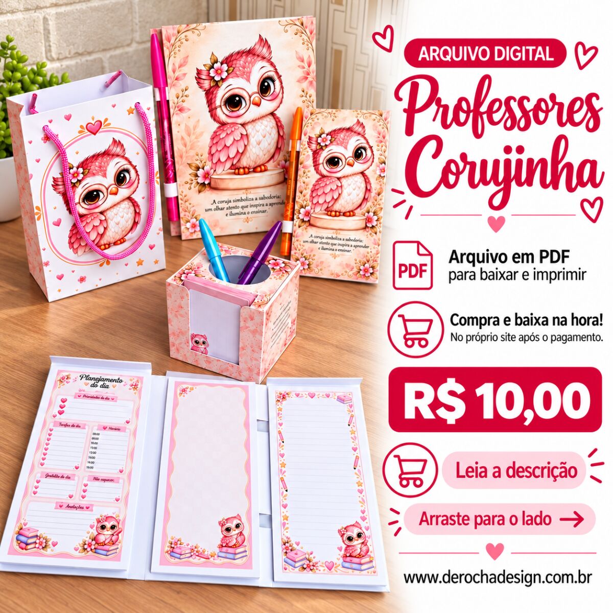 Professores Corujinha Professores Corujinha ( De Rocha Design ) - Imagem 1